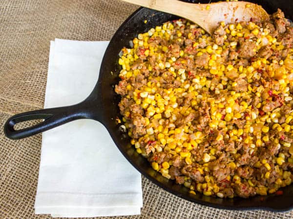 Skillet Corn and Chorizo-4