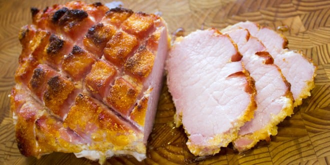 How to Cook a Whole Peameal Bacon Roast with Maple Syrup Glaze