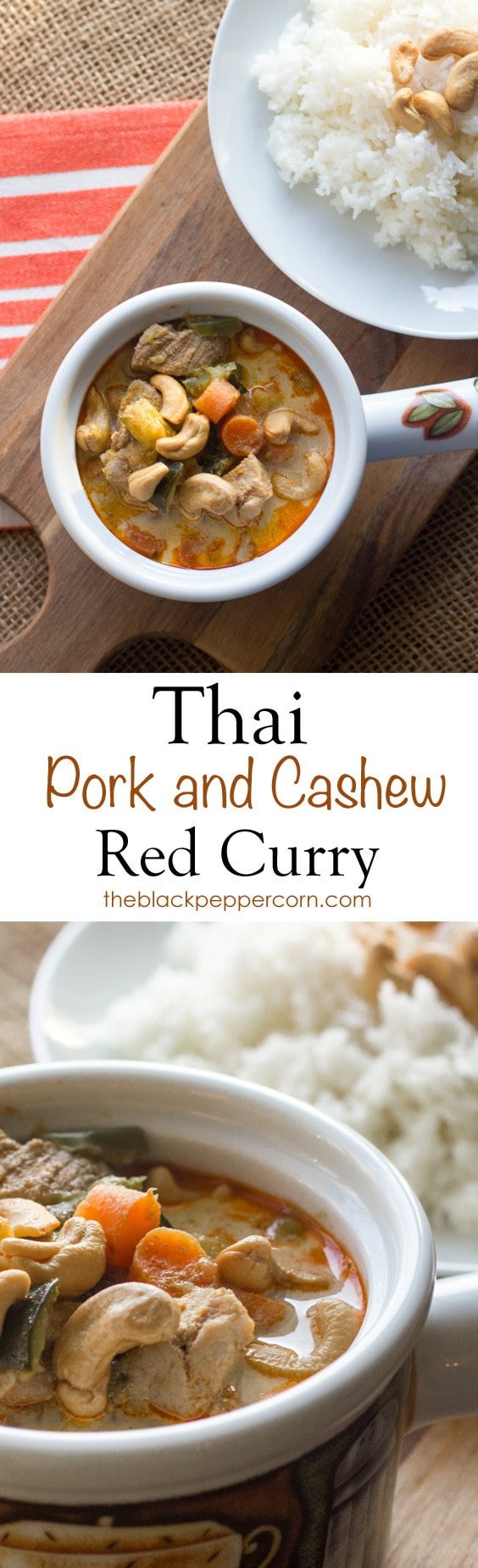 Thai Pork and Cashew Red Curry