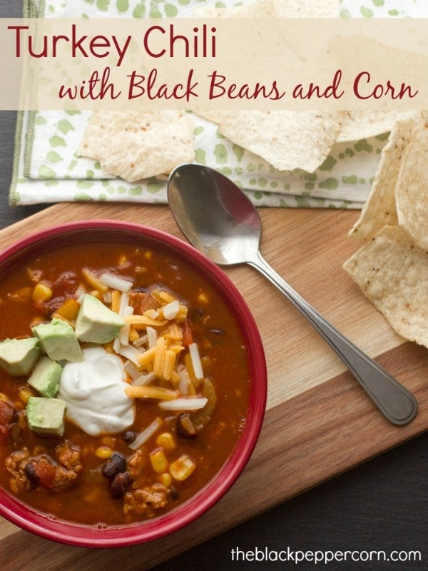 Turkey Chili with Black Beans and Corn pm2