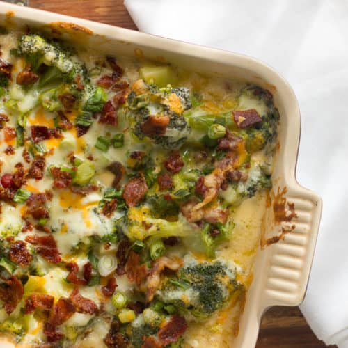 Bacon Cheddar Broccoli Bake Casserole Recipe
