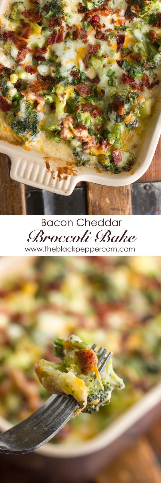 Bacon Cheddar Broccoli Bake