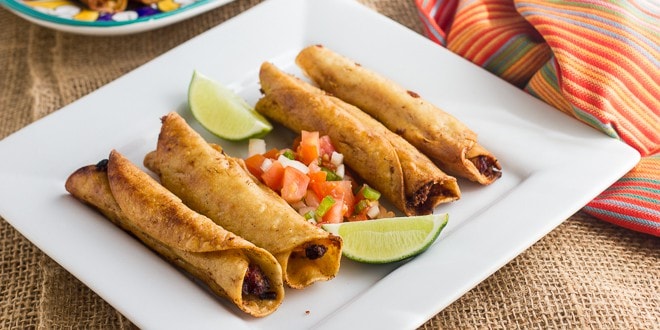 Chicken Flautas Recipe - Simple how to make instructions
