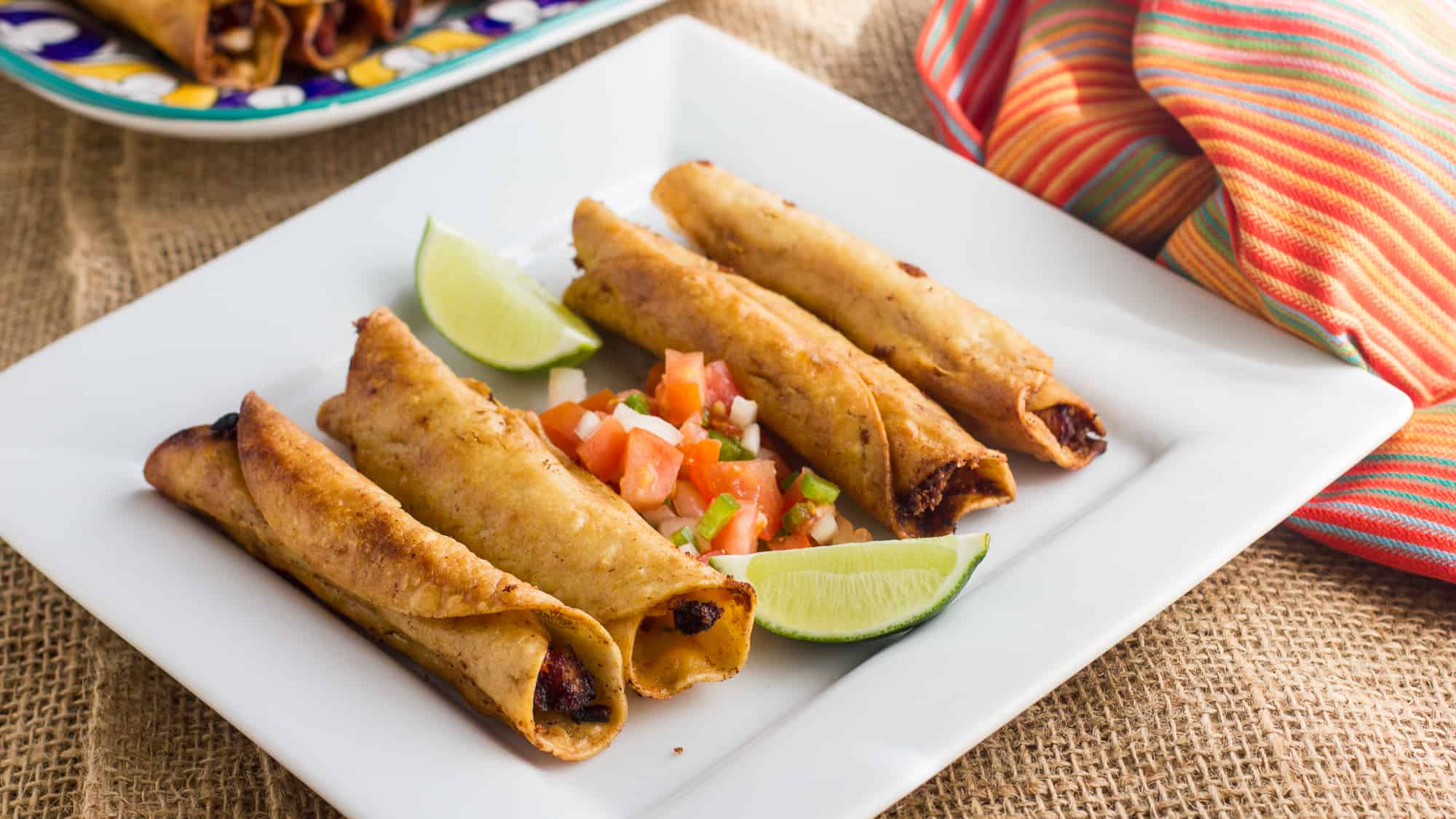 Chicken Flautas Recipe - Simple how to make instructions