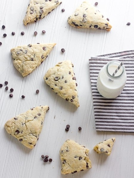 Chocolate Chip Scones tall