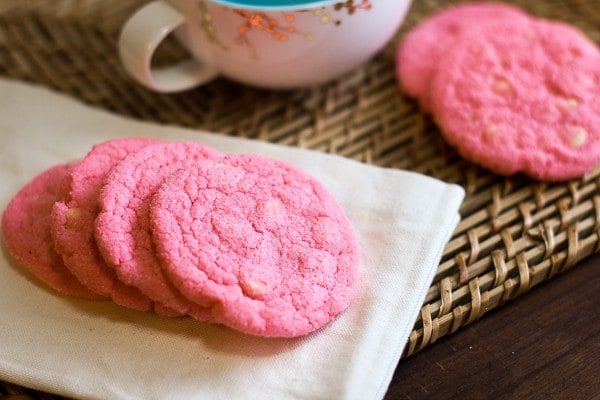 White Chocolate Chip Almond Cookies