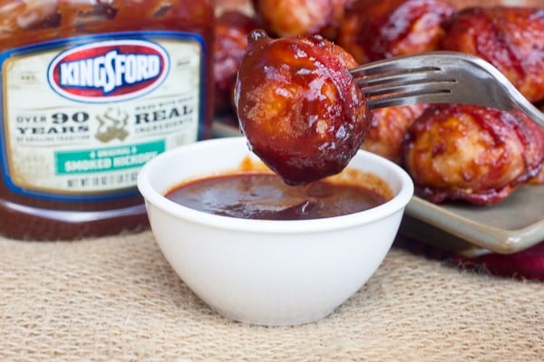 Cheesy BBQ Sausage Bites