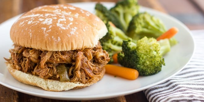 Pulled Chicken Pressure Cooker Instant Pot Sliders