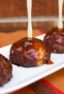 Smoked BBQ Beef Bombs meatballs