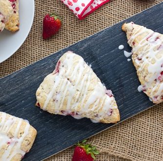 Strawberry Scones