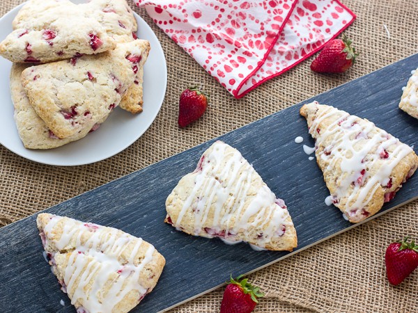 Strawberry Scones