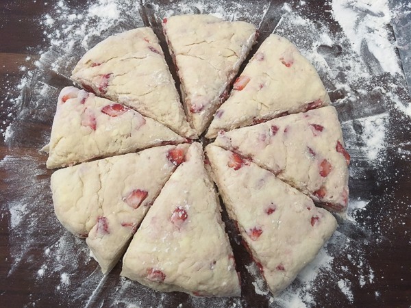 Strawberry Scones