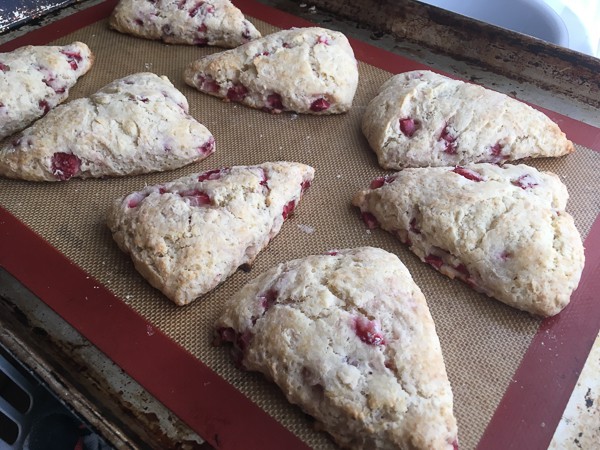 Strawberry Scones