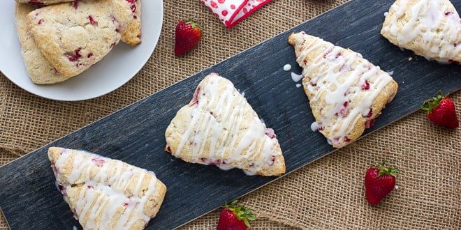Strawberry Scones