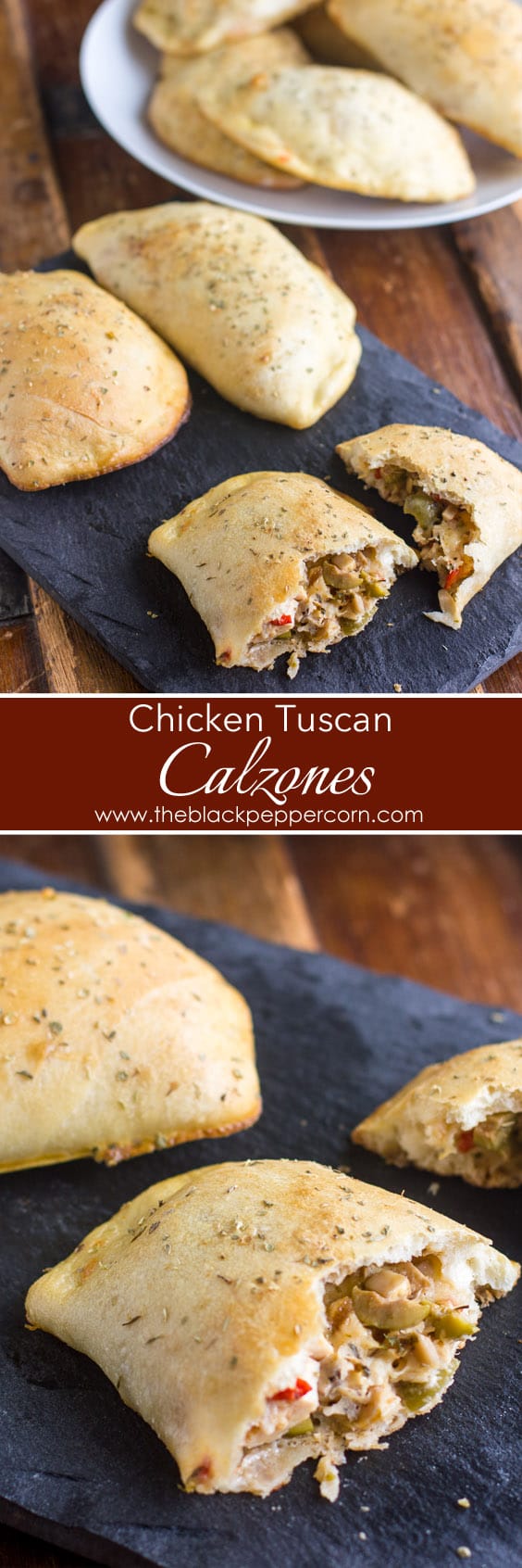 Chicken Tuscan Calzones