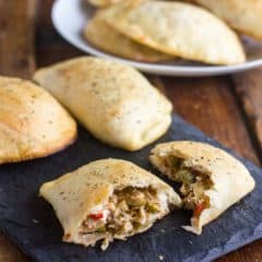 Chicken Tuscan Calzones How to make recipe