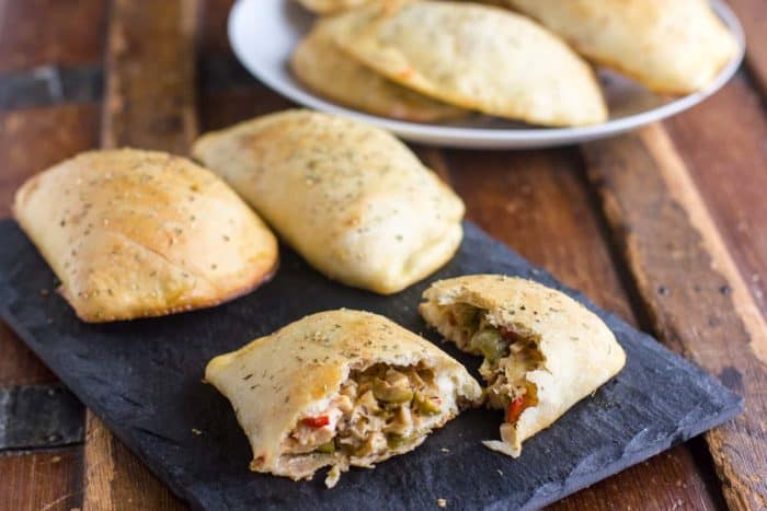 Chicken Tuscan Calzones How to make recipe