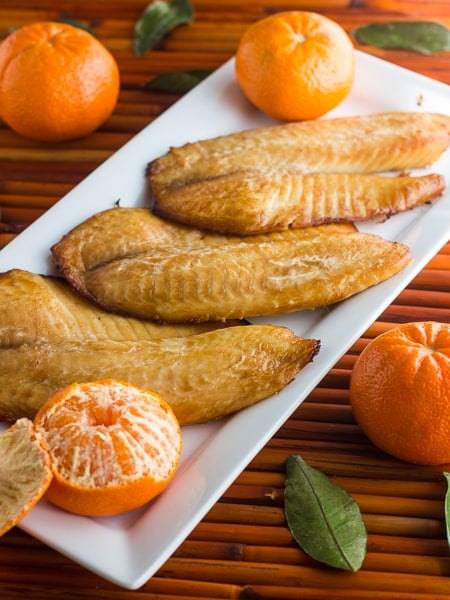 Tangerine Hoisin Smoked Tilapia