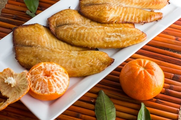 Tangerine Hoisin Smoked Tilapia