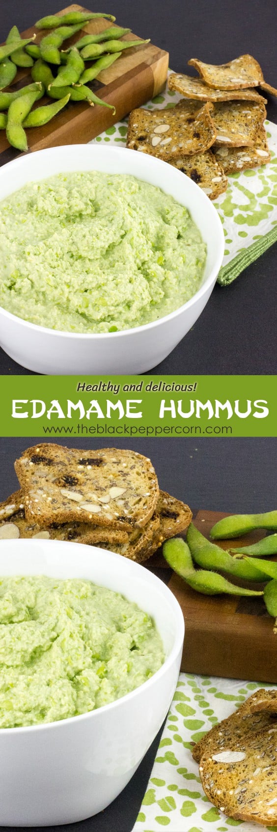 Edamame Hummus Dip Recipe How to Make