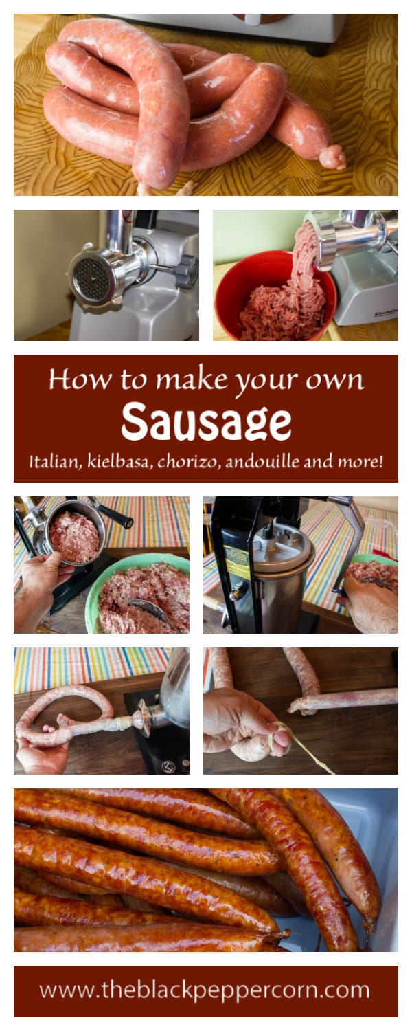 How to Make Sausage Recipe Italian, Kielbasa, Andouille