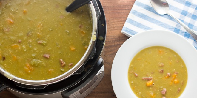 Split Pea Soup Pressure Cooker with Ham Recipe