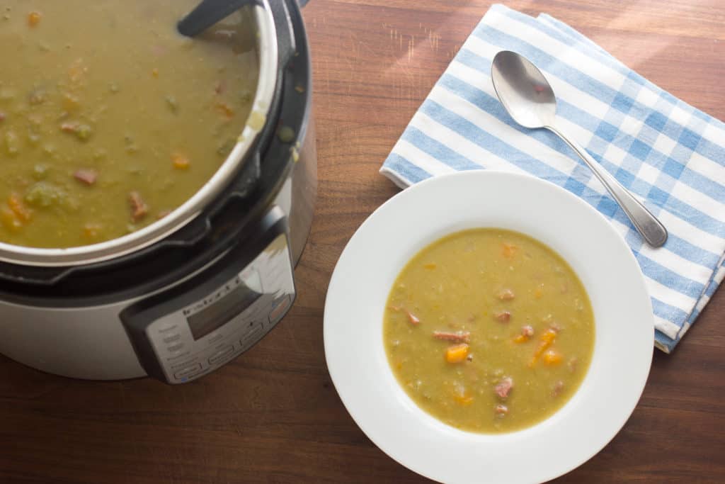 Split Pea Soup Pressure Cooker with Ham Recipe