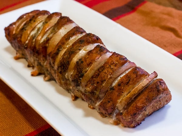 Smoked Pork Loin with Apples Recipe