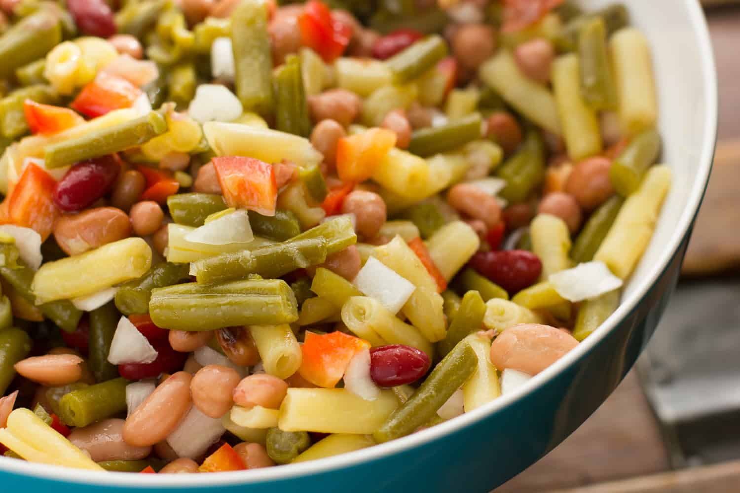 Bean Salad Recipe Green Bean Three Bean Mixed Cold 3 Bean