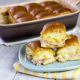 King Hawaiian Rolls Ham and Pineapple Sliders