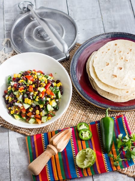 Mexican Fiesta Salad Black Bean and Corn