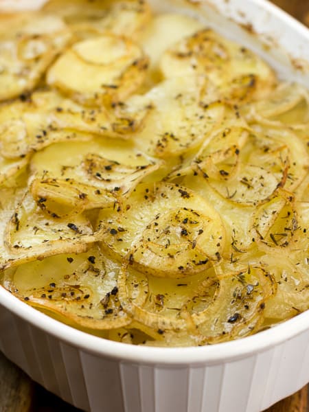 Dairy free Gluten Free Scalloped Potatoes