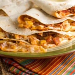 Smoked Chicken and Salsa Quesadilla