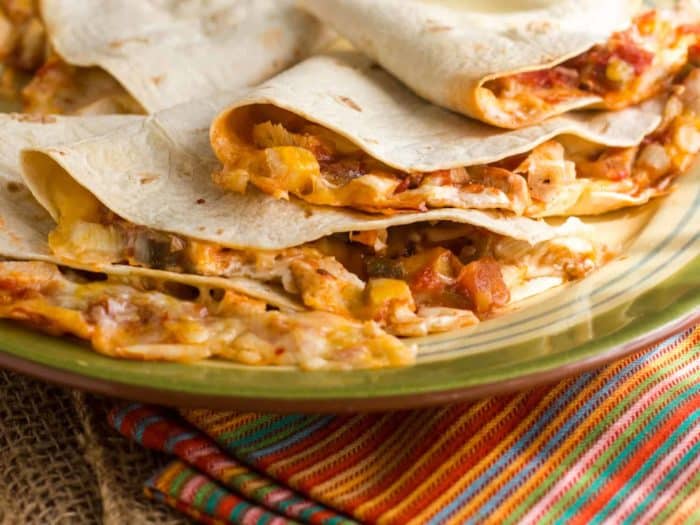 Smoked Chicken and Salsa Quesadilla