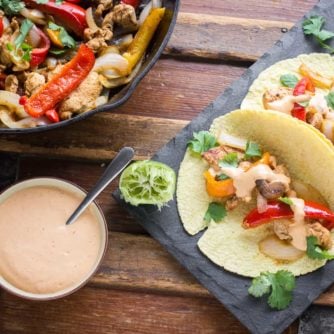 Chipotle Lime Cream Sauce for Fajitas or Tacos