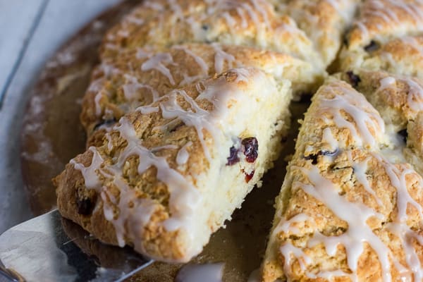 Lemon Cranberry Scone Recipe