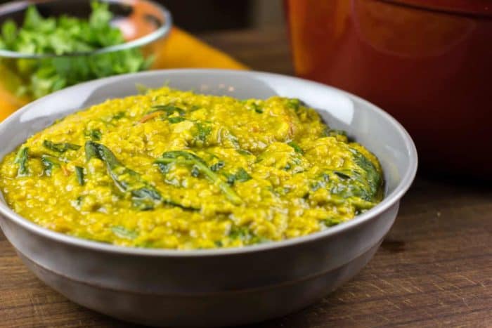 Masoor Dal With Spinach Recipe masoor-dal-with-spinach-recipe