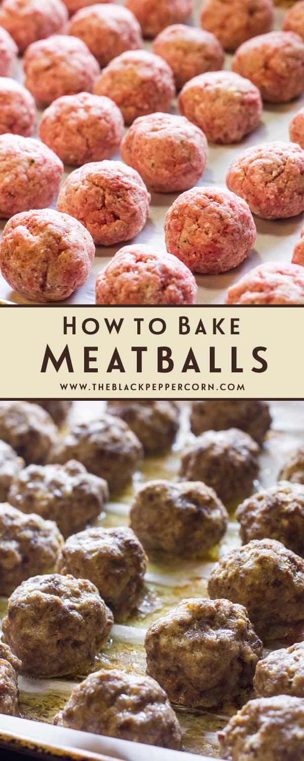Oven baked meatball recipe