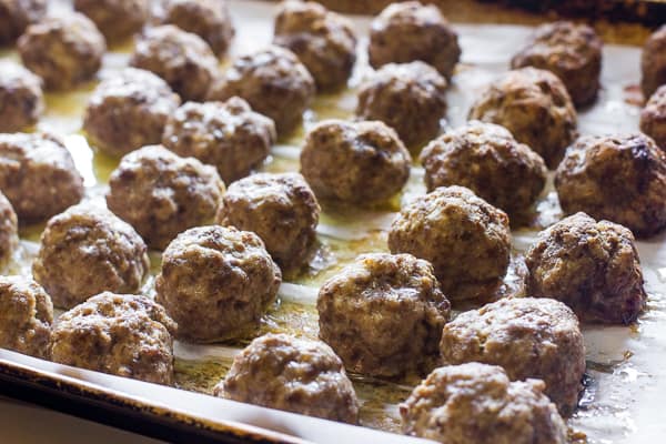 Image result for baked meatballs.