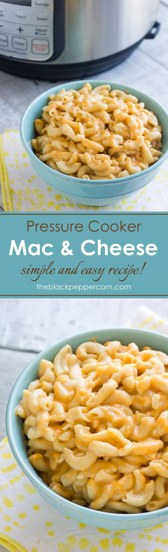 How to make macaroni and cheese in an Instant Pot recipe