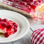 No Bake Cherry Cheesecake Recipe with cool whip