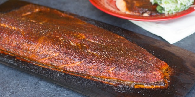 Cedar Plank Grilled Trout Recipe - rainbow or steelhead