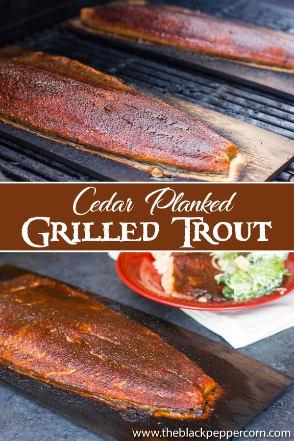 Cedar Plank Grilled Trout Recipe rainbow or steelhead