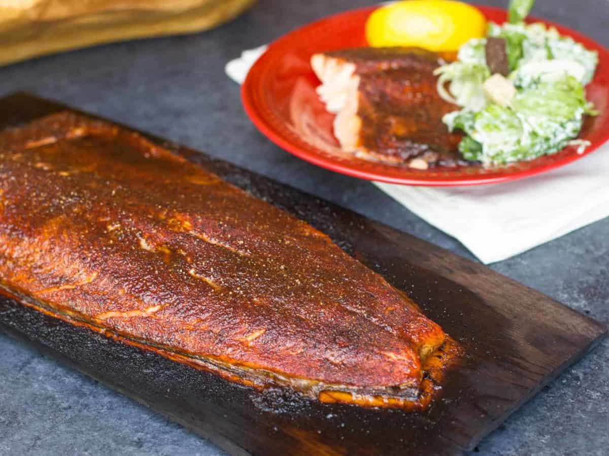 Cedar Plank Grilled Trout Recipe rainbow or steelhead