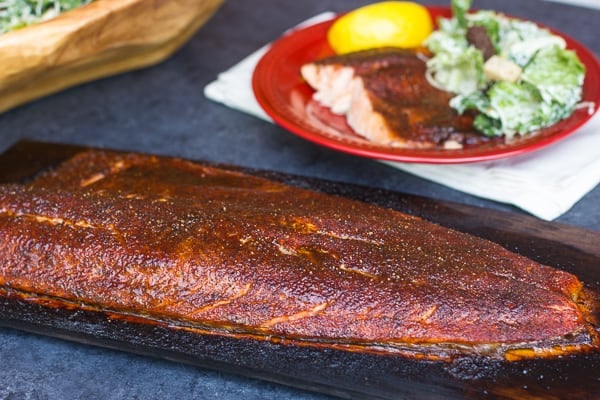 How to cedar plank grill rainbow trout steelhead salmon