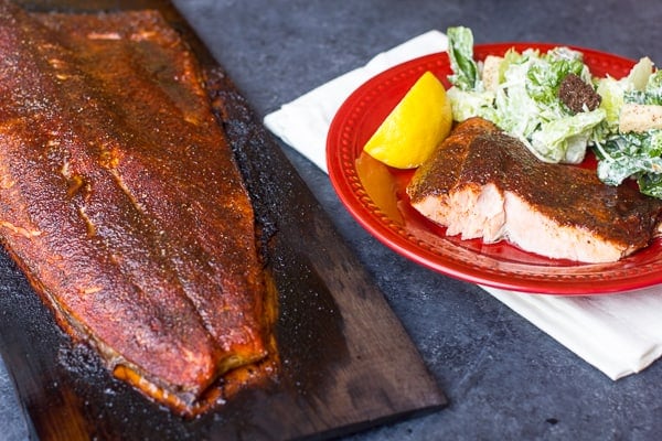 How to cedar plank grill rainbow trout steelhead salmon