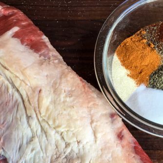 How to smoke a beef brisket rub