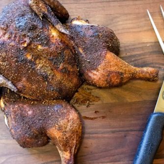 Smoked Spatchcock Chicken