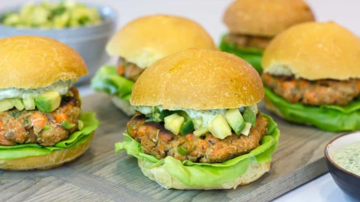 Salmon Burgers Recipe - How to make with fresh salmon