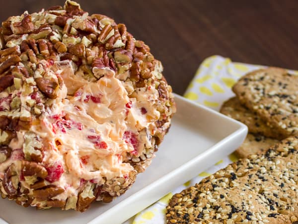 Smoked Red Pepper Cheese Ball